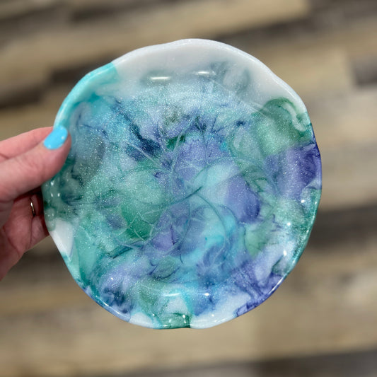 Resin Plate Blue/Green