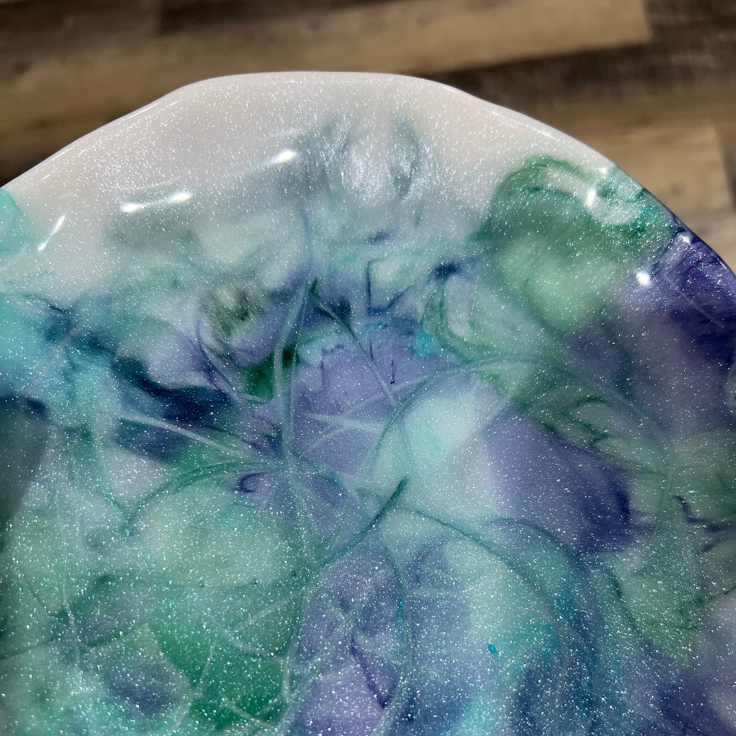 Resin Plate Blue/Green